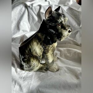 Vintage mid-century modern schnauzer vase/planter